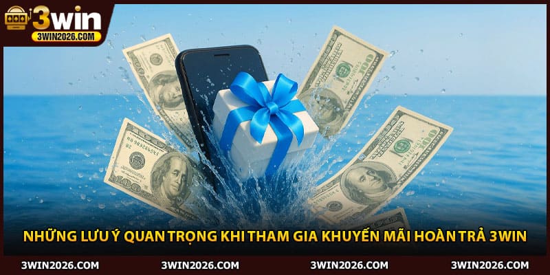 Những lưu ý quan trọng khi tham gia khuyến mãi hoàn trả 3Win