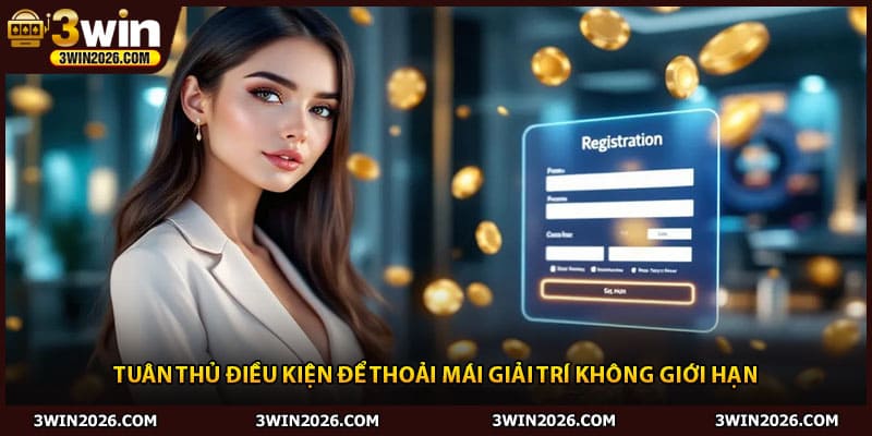 Tuân thủ điều kiện để thoải mái giải trí không giới hạn